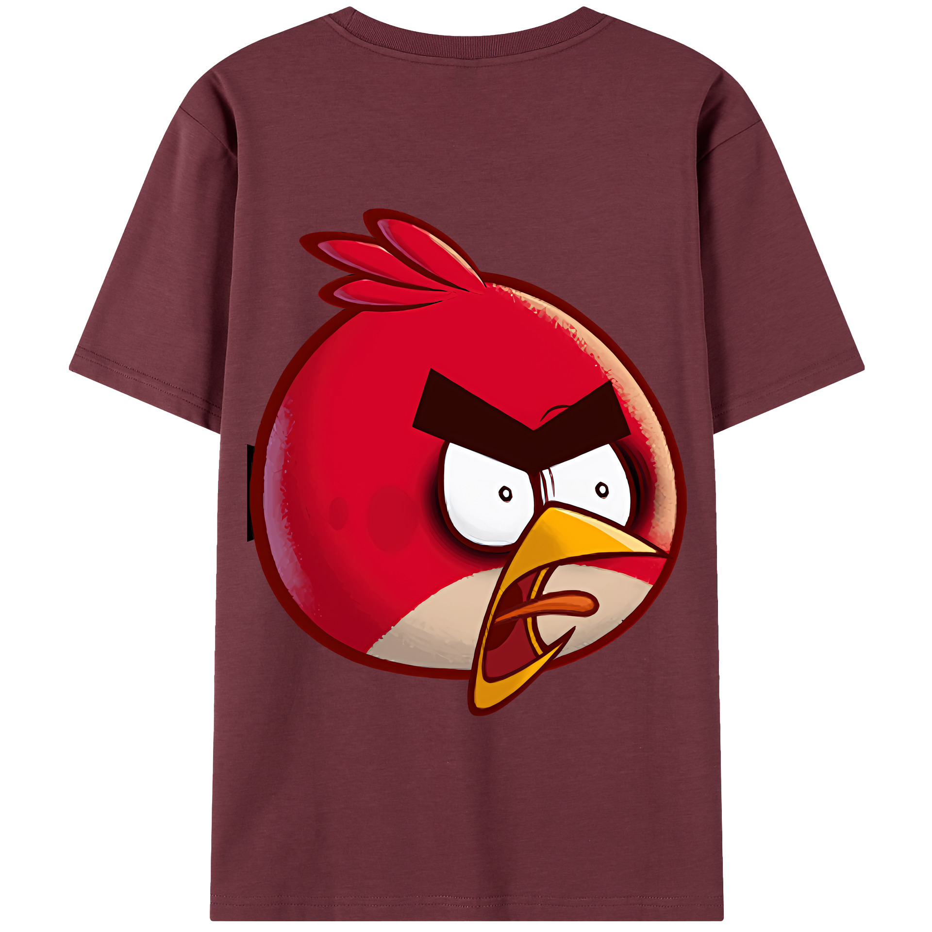 （画像用） Angry Birds アングリーバード 綿100％半袖Tシャツ（背面プリント）